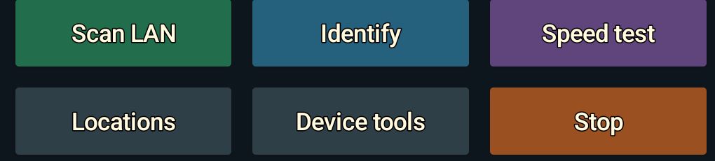 Scan controls · earlier Network Sniffer prototype